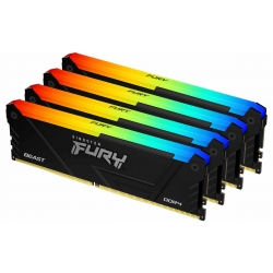 32GB (16GB x2) Kingston FURY Beast KF426C16BB2AK2/32 DDR4 2666MT/s Non-ECC Memory DIMM, PNP, RGB