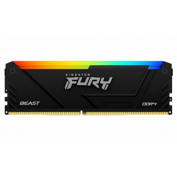 16GB Kingston FURY Beast KF432C16BB2A/16 DDR4 3200MT/s Non-ECC Memory DIMM, XMP, RGB