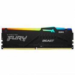 32GB Kingston FURY Beast KF560C40BBA-32 DDR5 6000MT/s Non-ECC Memory DIMM, XMP, RGB