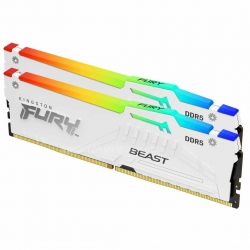 32GB (16GB x2) Kingston FURY Beast KF560C40BWAK2-32 DDR5 6000MT/s Non-ECC Memory DIMM, XMP, RGB