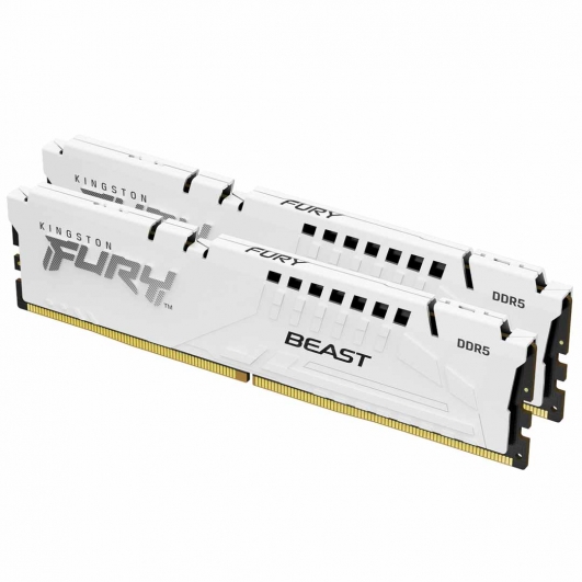 64GB (32GB x2) Kingston FURY Beast KF556C40BWK2-64 DDR5 5600MT/s Non-ECC Memory DIMM, XMP