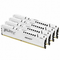 128GB (32GB x4) Kingston FURY Beast KF556C40BWK4-128 DDR5 5600MT/s Non-ECC Memory DIMM, XMP