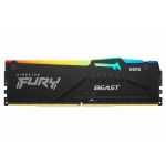 32GB (16GB x2) Kingston FURY Beast KF568C34BBAK2-32 DDR5 6800MT/s Non-ECC Memory DIMM, XMP, RGB