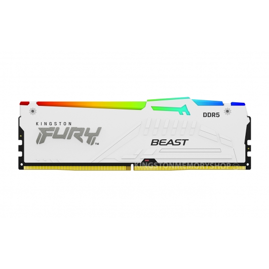 Kingston FURY Beast RGB KF560C30BWA-16 16GB DDR5 6000MT/s White Memory DIMM [XMP]