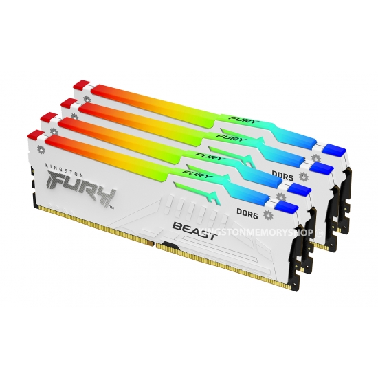 Kingston FURY Beast RGB KF552C40BWAK4-128 128GB (32GB x4) DDR5