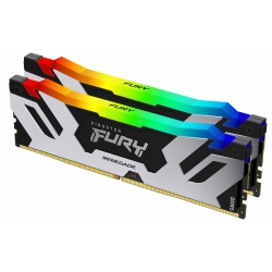 96GB (48GB x2) Kingston FURY Renegade KF564C32RSAK2-96 DDR5 6400MT/s Non-ECC Memory DIMM, XMP, RGB