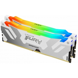 32GB (16GB x2) Kingston FURY Renegade KF572C38RWAK2-32 DDR5 7200MT/s Non-ECC Memory DIMM, XMP, RGB