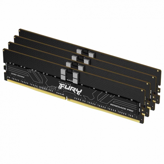 64GB (16GB x4) Kingston FURY Renegade Pro KF556R28RBEK4-64 DDR5 5600MT/s ECC Registered Memory DIMM