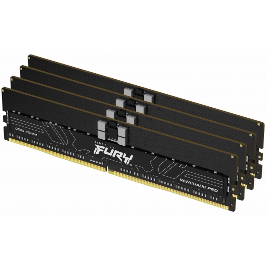 128GB (32GB x4) Kingston FURY Renegade Pro KF560R32RBEK4-128 DDR5 6000MT/s ECC Registered Memory DIMM