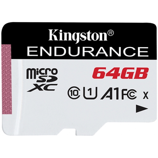 Kingston 64GB High Endurance Micro SD Card - U1, Up To 95MB/s