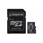 16GB Kingston Industrial Micro SD (SDHC) Card, U3, V30, A1, 100MB/s R, 80MB/s W