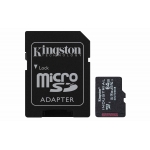 64GB Kingston Industrial Micro SD (SDXC) Card, U3, V30, A1, 100MB/s R, 80MB/s W