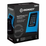 7.68TB (7680GB) Kingston Ironkey Vault Privacy 80 External Portable SSD Encrypted, USB 3.2, Gen1, 230MB/s R, 250MB/s W