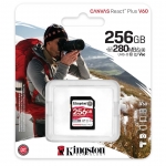 256GB Kingston Canvas React Plus SD (SDXC) Card, UHS-II, U3, V60, 280MB/s R, 150MB/s W