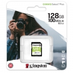 Kingston 128GB Canvas Select Plus SD Card - U3, V30, Up To 100MB/s