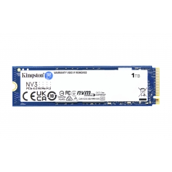 Kingston 1TB (1000GB) NV3 SSD M.2 (2280), NVMe, PCIe 4.0 (x4), 6000MB/s R, 4000MB/s W