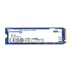 Kingston 500GB NV3 SSD M.2 (2280), NVMe, PCIe 4.0 (x4), 5000MB/s R, 3000MB/s W