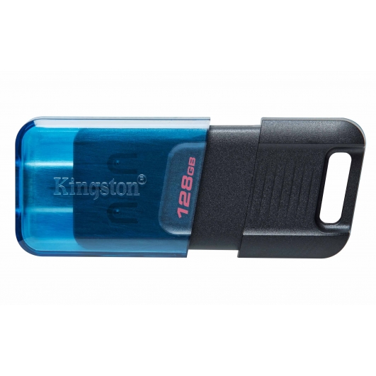 128GB Kingston DataTraveler 80M USB 3.2, Gen1 Flash Drive, Type-C, 200MB/s R