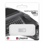 128GB Kingston DataTraveler Micro USB 3.2, Gen1 Flash Drive, Type-A, 200MB/s R