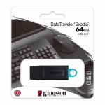 64GB Kingston DataTraveler Exodia USB 3.2, Gen1 Flash Drive, Type-A