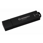 128GB Kingston Ironkey D500S USB 3.2, Gen1 Flash Drive, Type-A, 260MB/s R, 190MB/s W