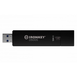 128GB Kingston Ironkey D500S USB 3.2, Gen1 Flash Drive, Type-A, 260MB/s R, 190MB/s W