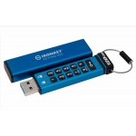 128GB Kingston Ironkey Keypad 200 USB 3.2, Gen1 Flash Drive, Type-A, 280MB/s R, 200MB/s W