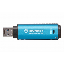 512GB Kingston Ironkey Vault Privacy 50 USB 3.2, Gen1 Flash Drive, Type-A, 230MB/s R, 150MB/s W